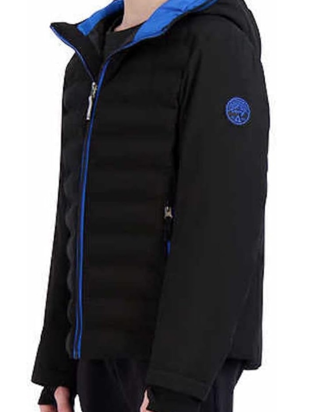 Gerry Black and Blue Puffer Jacket boys size Medium 10/12